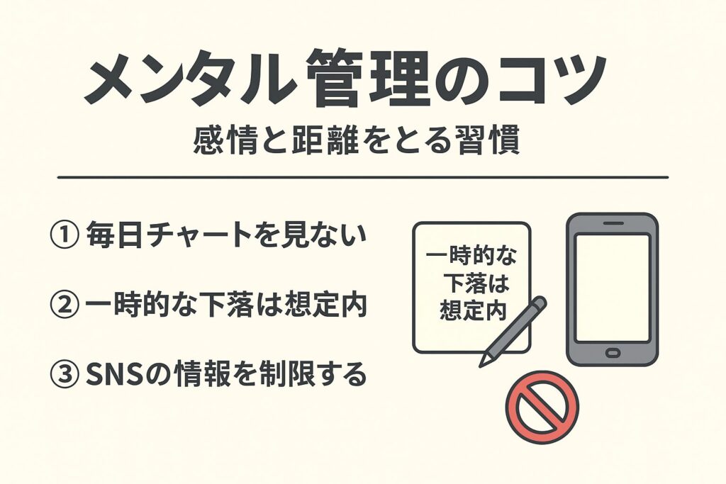 メンタル管理のコツ：感情と距離をとる習慣