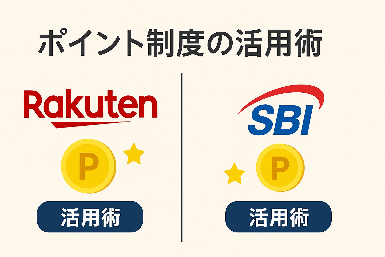 楽天証券・SBI証券で使えるポイント制度の活用術