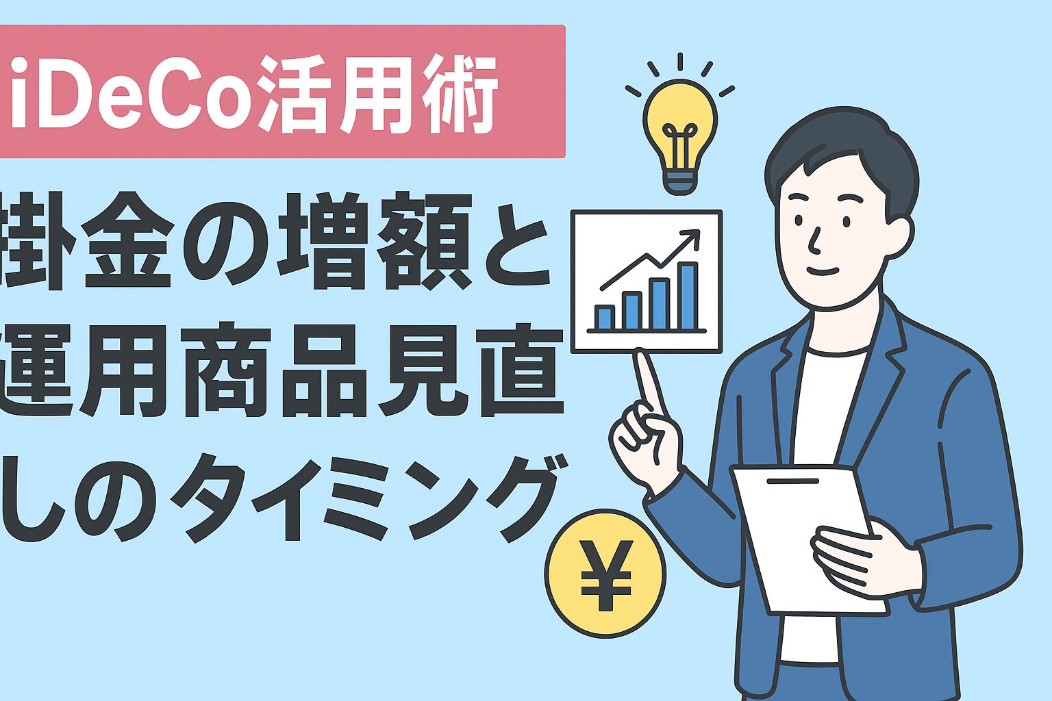 iDeCo活用術：掛金の増額と運用商品見直しのタイミング
