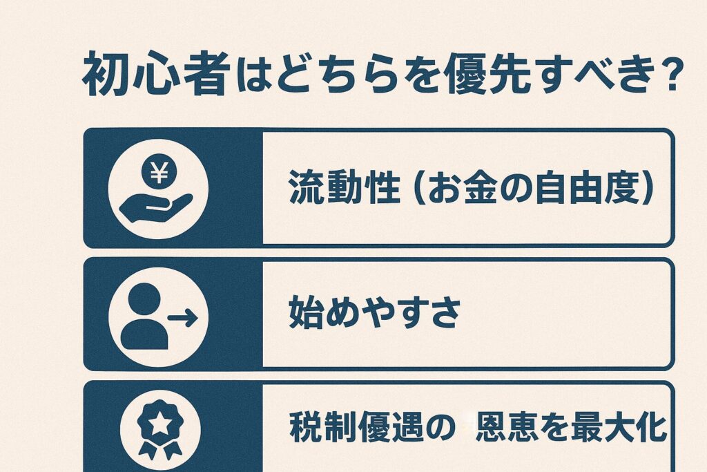 初心者はどちらを優先すべき？