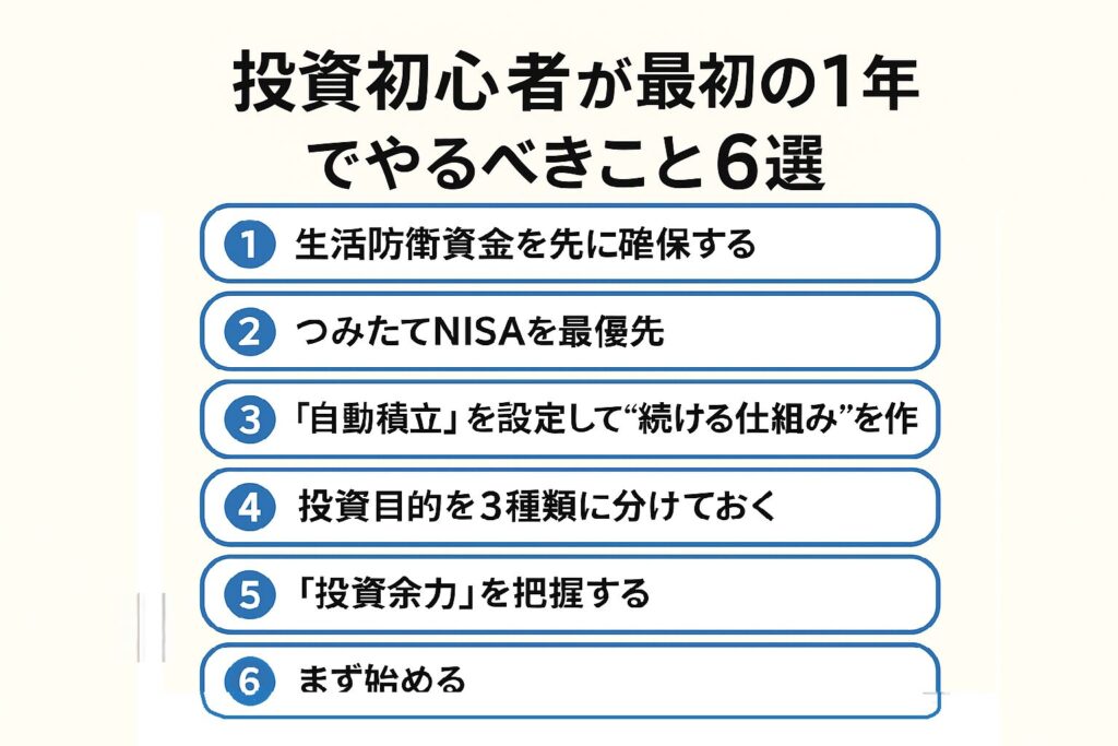 【前半】投資初心者が最初の1年でやるべきこと6選